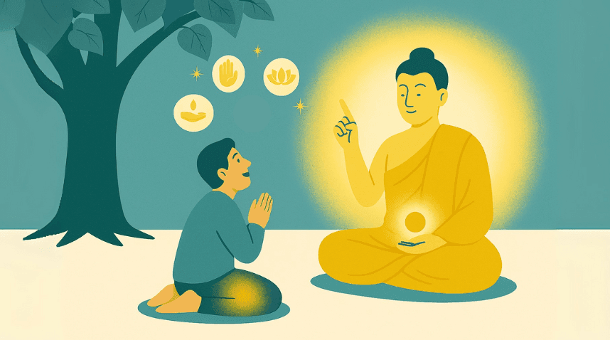 The Buddha’s Advice: Rejoice In Your Goodness - Your virtue (sila)
Your generosity (caga)
Your faith (saddhā)
Your wisdom (paññā)
Your kindness (mettā)