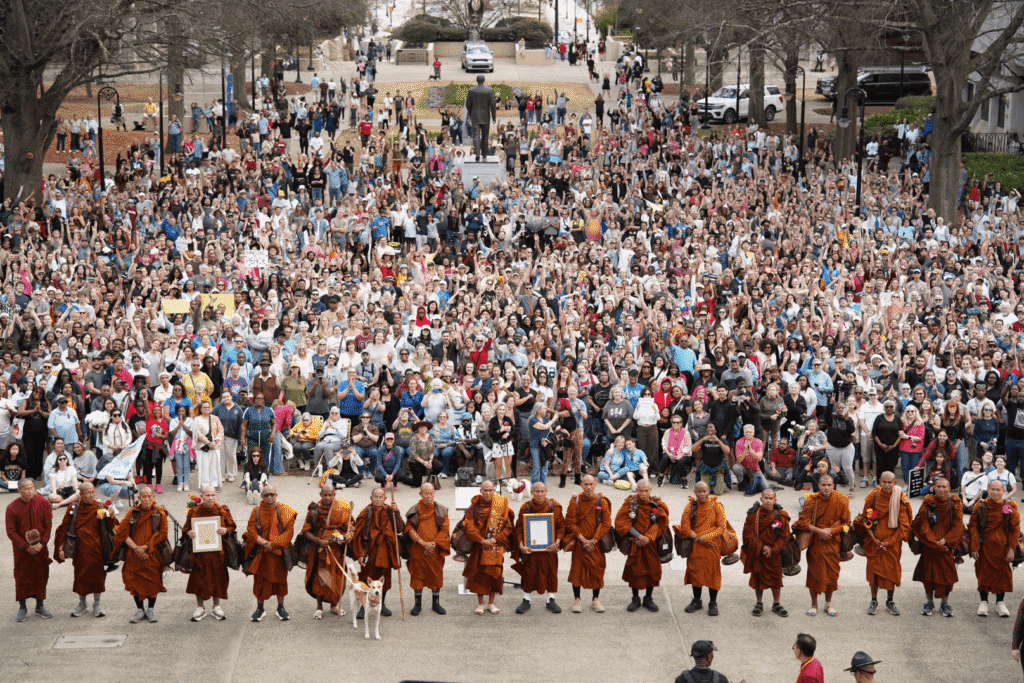 Step by Step: How Buddhist Monks Are Practising Peace Through the Walk for Peace USA