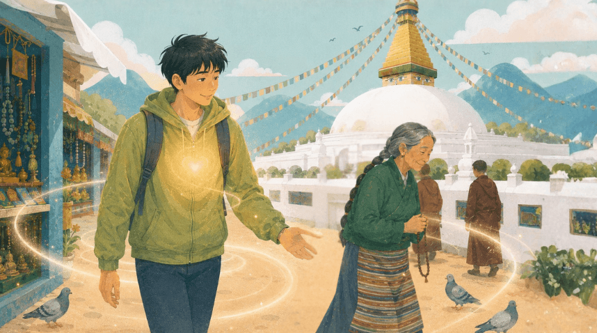 Between Shops and Stupas: How I stopped Judging