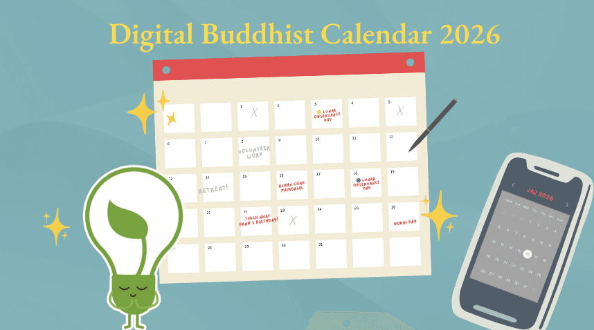 Buddhist Calendar 2026: Lunar observance days and holy days