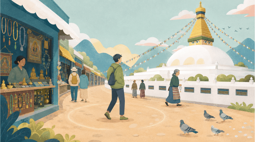 Between Shops and Stupas: How I stopped Judging